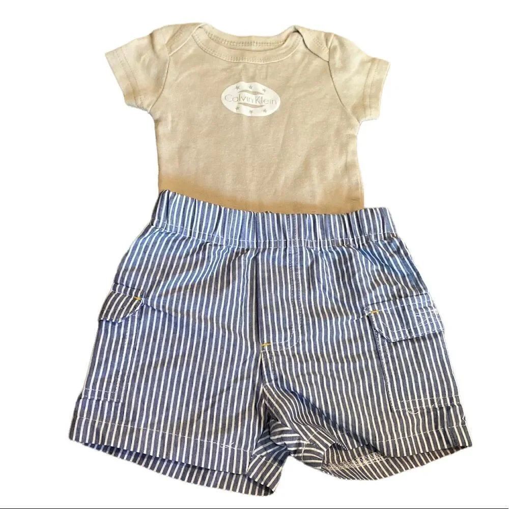 Calvin Klein Matching Set 0-3 Months